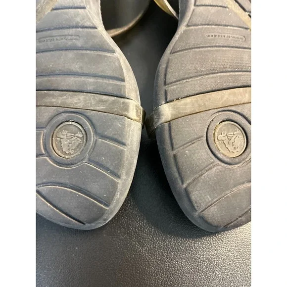 Crocs Sandals Brown Women 7 Gladiator Isabella Strappy Jelly Vacation Beach Stud - Picture 8 of 10